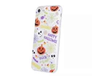 CASE COVER HALLOWEEN per Iphone XR smartphone cellulare custodia teschio zucca - Foto 1 di 2