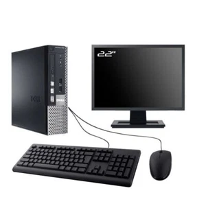 PC Dell Optiplex 7010 USFF Bildschirm 22 " Intel I3-3220 RAM 16Go HDD 500Go W10 - Bild 1 von 6