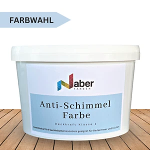 10 L Antischimmelfarbe, Feuchtraumfarbe, Schimmelschutz, RAL Farbwahl - MATT - Bild 1 von 54