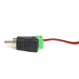 10pcs Cavo Cavo Altoparlante a Audio RCA Connettore Maschio Jack^Adattatore HOT S1V4 - Foto 1 di 9