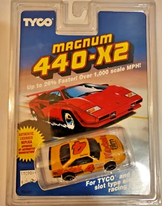 Tyco 9014TF Magnum 440-X2 Kodak Gold Film Nascar #4 HO Slot Car NEW - Picture 1 of 3
