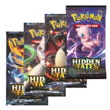 Pokemon Hidden Fates Booster Pack Art Set (4 packs) Factory Sealed