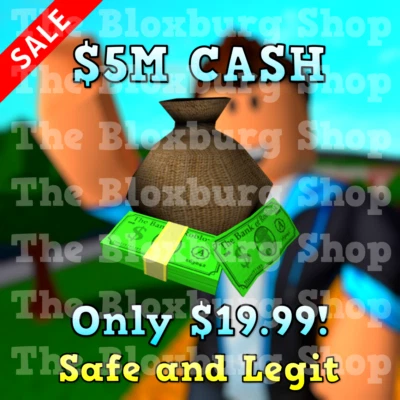 $5 Million Bloxburg CASH 💰 | 🚚 SAME DAY DELIVERY | ✅ 100% SAFE | 🌟BEST DEAL