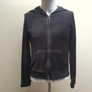 Black Juicy Couture hoody / tracksuit top - Picture 1 of 8