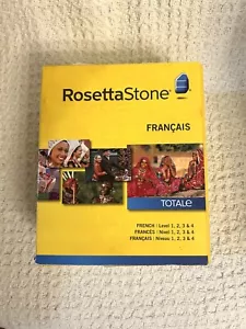 Rosetta Stone V4 TOTALe: French/Francais Levels 1 Set for PC (Windows and Mac) - Picture 1 of 8