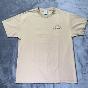 Hawaiian Islands T Shirt Size Large Men’s Brown Destination Tee - Picture 1 of 8