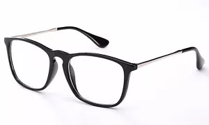 "Gafas clásicas con ojo de cerradura de moda lentes transparentes con templos de metal ""Irene"" - Imagen 1 de 12