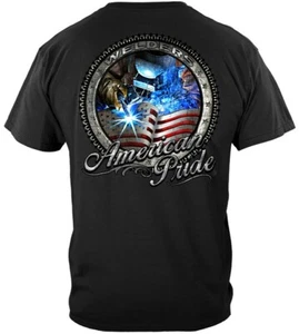 New AMERICAN PRIDE WELDING WELDER T SHIRT - Picture 1 of 2