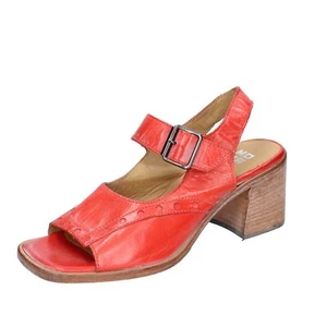 Chaussures Femme MOMA 4 (EU 37) Sandales Cuir Rouge EX450-37 - Photo 1 sur 5