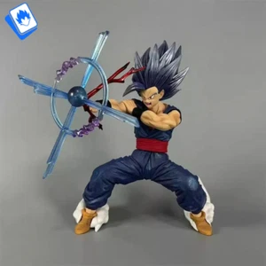 Action Figure Dragon Ball S Gohan Beast Kamehame 24cm STATUA DA COLLEZIONE Anime - Foto 1 di 6