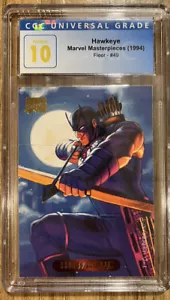 Hawkeye 1994 Marvel Masterpieces #49 PSA PRISTINE CGC 10.0 - Picture 1 of 2