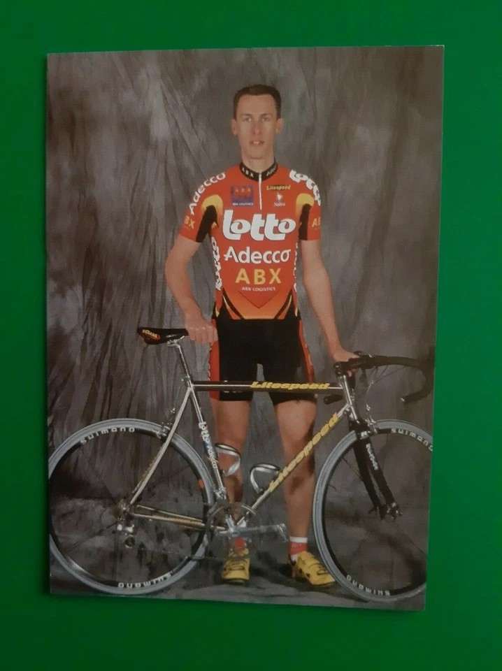 CYCLISME carte cycliste FREDERIC AMORISON  équipe LOTTO Adecco 2002 - Photo 1/1