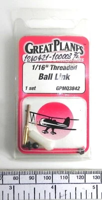 Rondella Filettata 1/16" - Great Planes Riferimento: GPMQ3842 - Lotto Di 2 - Immagine 1 di 3