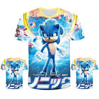 Hedgehog 3D Print T-Shirt Kids Boys Short Sleeve Shirts Summer Tops Tee Casual‎ 