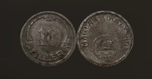 HUNGARY 10 Filler 1942 BP - Iron - Picture 1 of 3