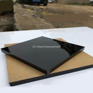 Pure Black Acrylic Board Shatter Resistant Plexiglass For Cuttings And Drillings