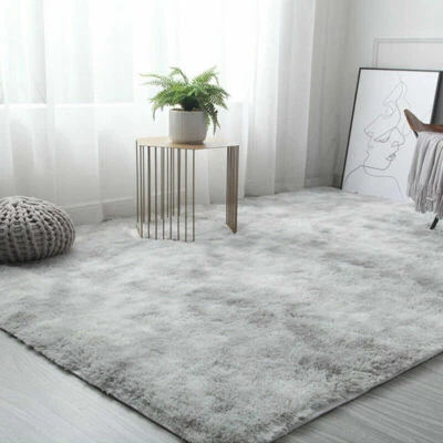 6.56X10FT Faux Fluffy Shag Rug Long Pile Non-Skid Furry Carpet In Many Size - Image 1 of 4