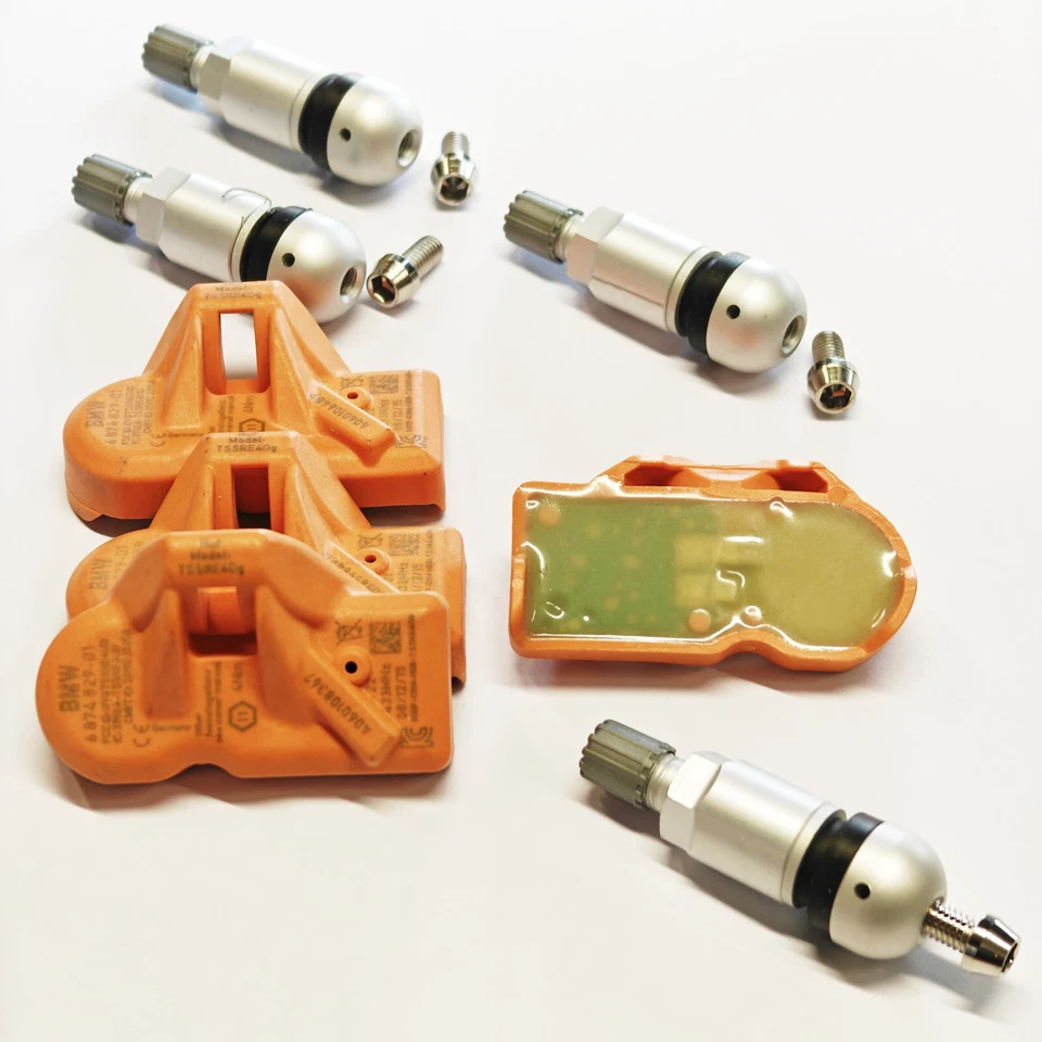 4X TPMS BMW Original Tire Pressure Sensors RDK RDC Huf Sensor 6874829-01 - Image 1 of 1