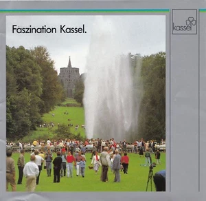 Kassel illustrierter Reiseprospekt aus 1992 - Bild 1 von 2
