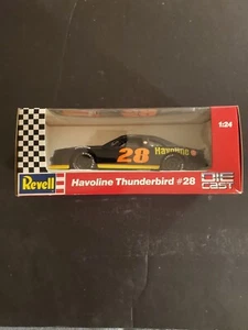 1992 Revell, Davey Allison, #28 Texaco Havoline, Ford Thunderbird, 1:24 Scale - Picture 1 of 6
