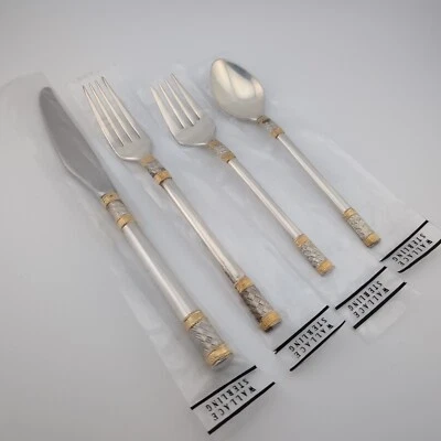 Wallace Golden Aegean Weave Sterling Silver Place Setting - New in Package - Image 1 of 3