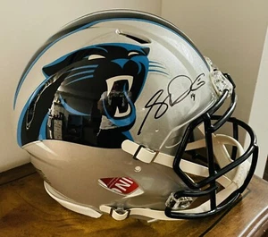 SAM DARNOLD Signed AUTHENTIC SPEED Full Size Riddell Helmet, Panthers FANATICS - Picture 1 of 6