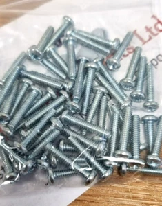 6/32unc X 3/4" POZI MÁQUINA TORNILLOS BOLSAS DE 50 (Pieza: 302C) - Imagen 1 de 2