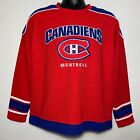 Vintage Montreal Canadiens Nhl Hockey Jersey Home Red Long Sleeve Youth Xl 18