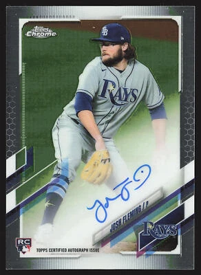 2021 Topps Chrome #RA-JF Josh Fleming AU,RC - Image 1 of 2