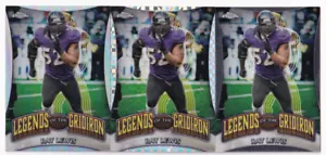 Ray Lewis 2024 Topps Chrome Legends Gridiron Refractor + X-Fractor + Lot Ravens - Bild 1 von 2