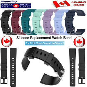 For Fitbit Versa / 2 / Lite Strap Replacement Silicone Buckle Sport Watch Band
