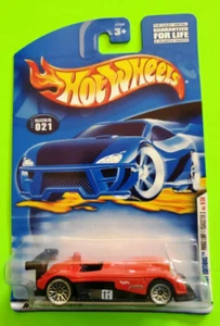 Hotwheels Collectible Mattel 2001 primera edición rojo Panoz LMP ROADSTER #021 9/36 - Imagen 1 de 2