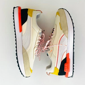 Puma City Rider HC Men's Size 12 Casual Sport Shoes Beige Yellow 383369 01 NEW - Picture 1 of 12
