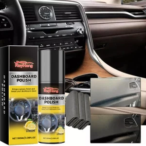 100ml Plastic Parts Crystal Coating Car Refresher Agent Maintenance with Sponge - Picture 1 of 21