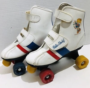 Vintage 1983 Hallmark Rainbow Brite Roller Derby Kids Roller Skates Size 1 - Picture 1 of 11