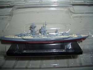 BDC17 GERMAN KRIEGSMARINE CA ADMIRAL SCHEER HEAVY CRUISER 1:1250 NEW WAR ATLAS - Picture 1 of 1