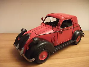 FIAT 500 A (TOPOLINO) 1936 latta-tin BIG, GRANDE, SCALA 1/12 - Foto 1 di 2
