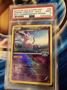 PSA 9 Espeon B&W Dark Explorers National Championship Promo MINT - Picture 1 of 10