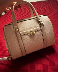 Michael Kors Travel Small Duffle Light Pink Crossbody Bag PRICE ON TAG - $428 - Picture 1 of 12