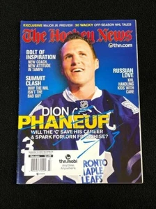 Dion Phaneuf Signed The Hockey News Magazine Toronto Maple Leafs - Picture 1 of 1