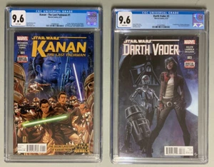 🔥MCU Key Slabs🔥Kanan 1 & Darth Vader 3 (2015)🔥CGC 9.6’s 1st Aphra Sabine Ezra - Picture 1 of 6