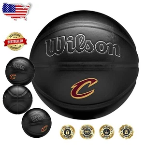 Baloncesto oficial de la NBA Cleveland Cavaliers talla 7 – 29,5” con logotipo bordado - Imagen 1 de 10