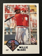 2003 topps retired signature edition Willie McGee #33 