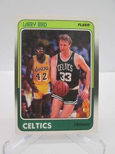 1988 Fleer Basketbalkl Larry Bird #9 Boston Celtics - Picture 1 of 2