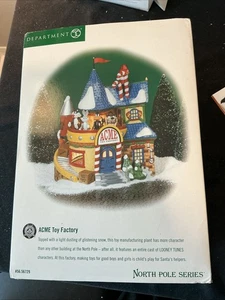 Dept Department 56 Looney Toons Acme Toy Factory North Pole 56729 Christmas Mint - Picture 1 of 9