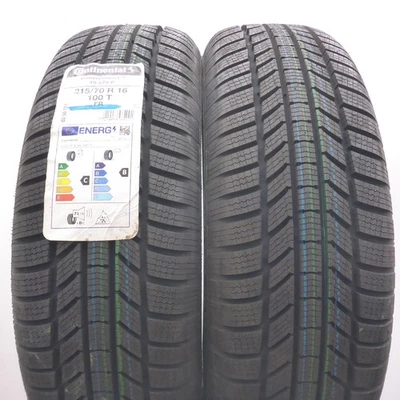 215 70 16 2x CONTINENTAL  215/70 R16 100T TS 870 P Winterreifen 2022 VOLL - Bild 1 von 4