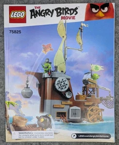 LEGO Angry Birds 75825 Piggy Nave Pirata Manuale Istruzioni 2016 Grado A Pulito - Foto 1 di 4