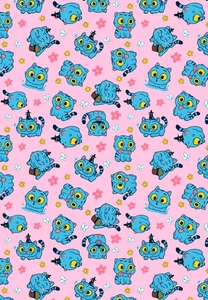 Geschenkpapier DERPY Geburtstag - K-Pop Dämonenjäger - KPop - Saja Boys - KPop - Bild 1 von 2