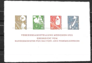 ALLEMAGNE RFA 1953 CAT YT 53 à 56 - Bild 1 von 1