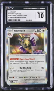 Aegislash 060 Black Star Promos Paradox Rift Prerelease CGC 10 - Picture 1 of 2